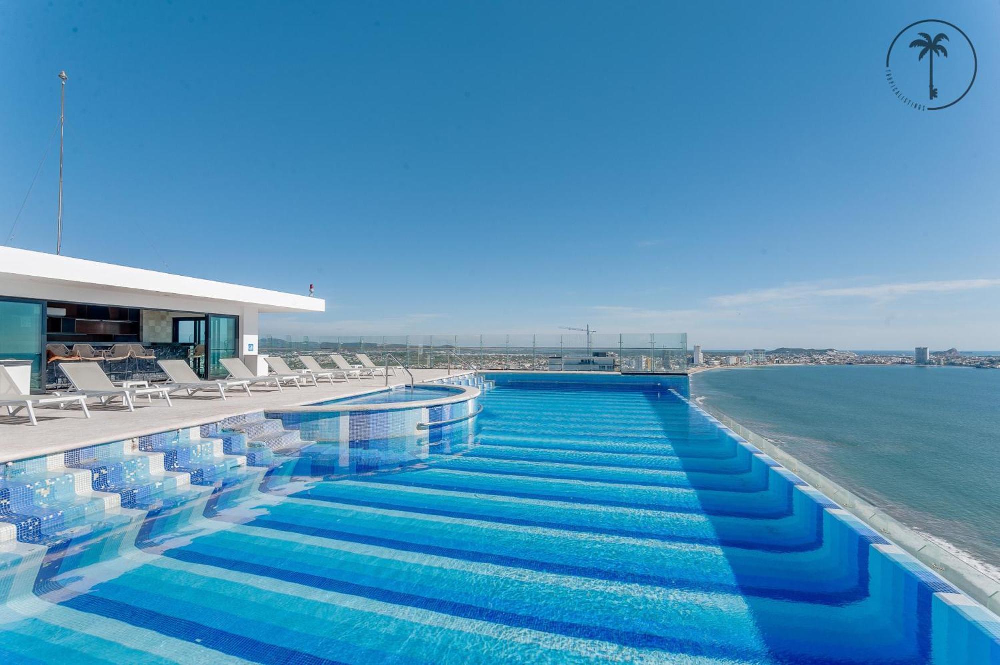 Hermosa Vista Al Mar, Condominio De Lujo! Масатлан Екстериор снимка