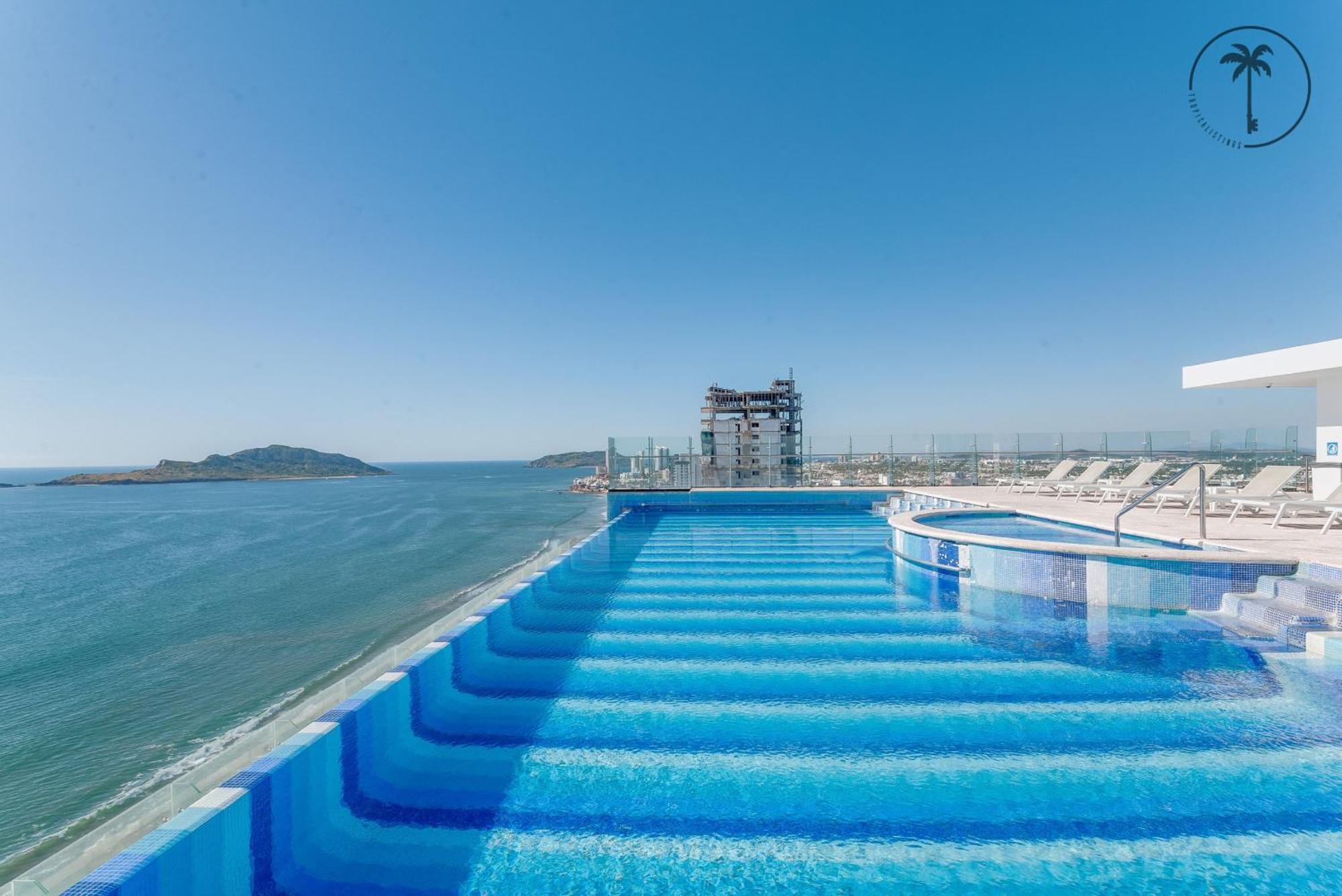 Hermosa Vista Al Mar, Condominio De Lujo! Масатлан Екстериор снимка